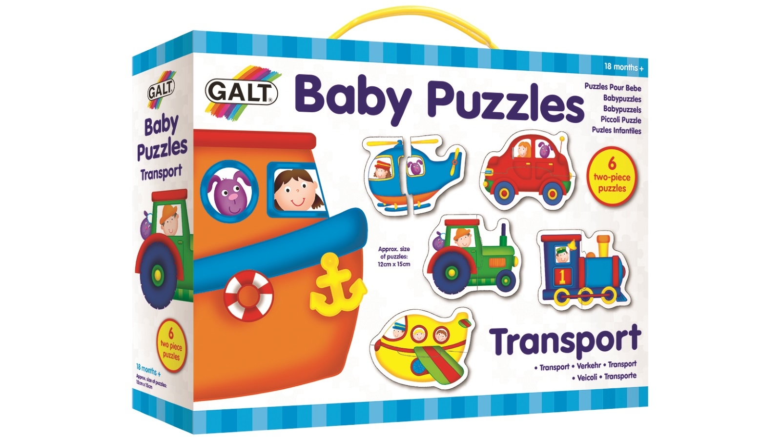 Galt 2-Pieces Baby Puzzles – Transport
