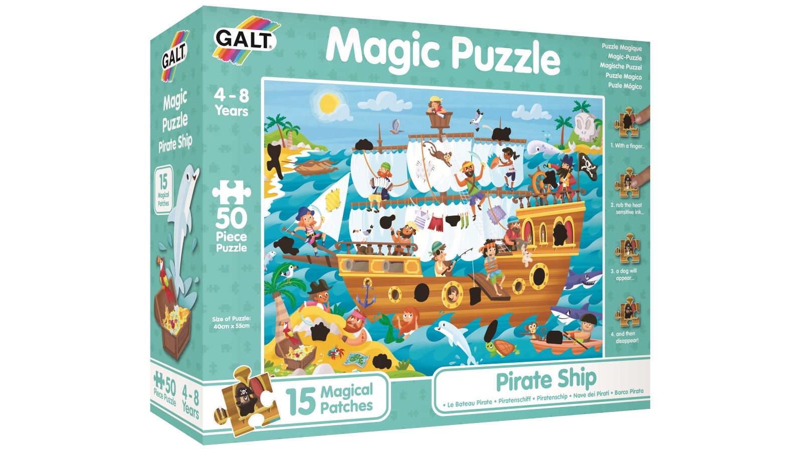 Galt Magic Puzzle Pirate Ship Harvey Norman