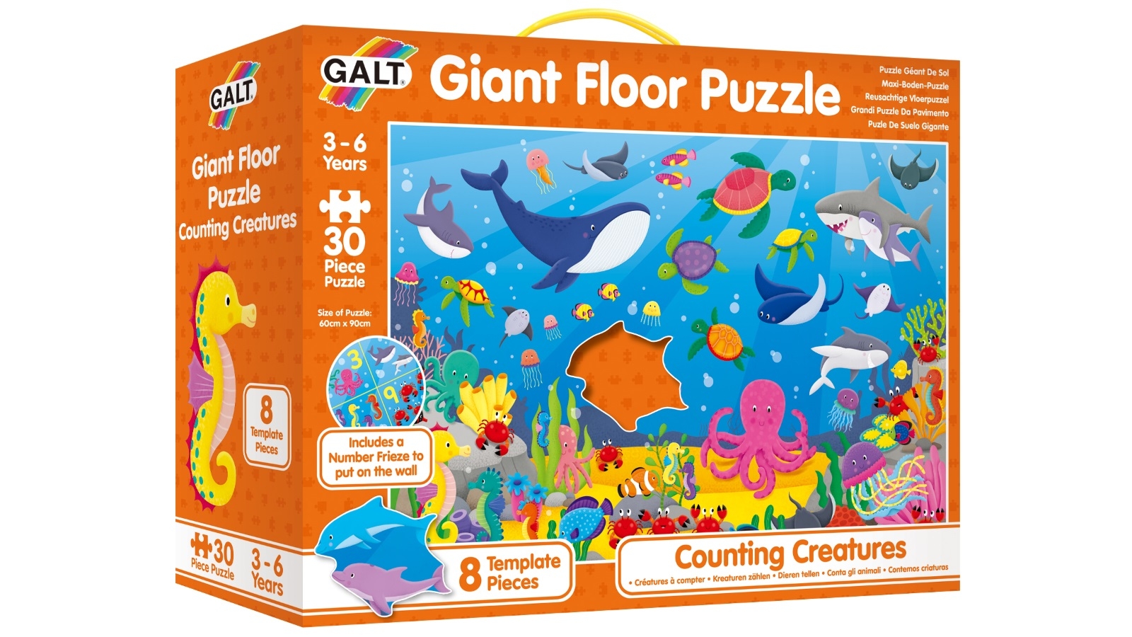 Galt - Counting Creatures Giant Floor Puzzle