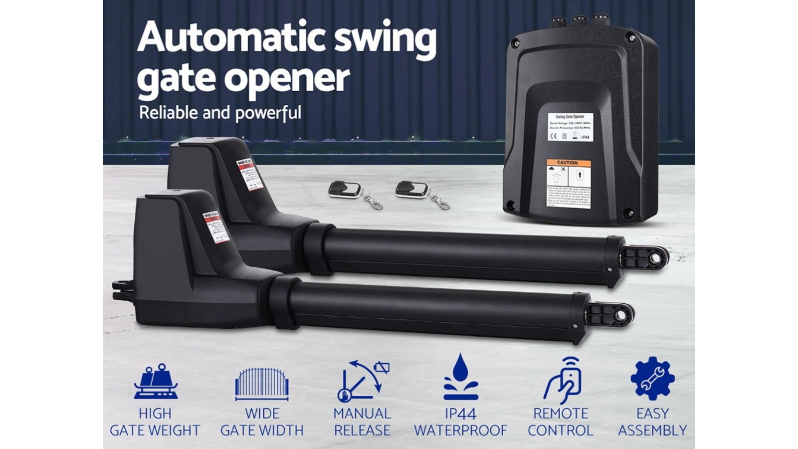 LockMaster Swing Gate Electric Opener Harvey Norman