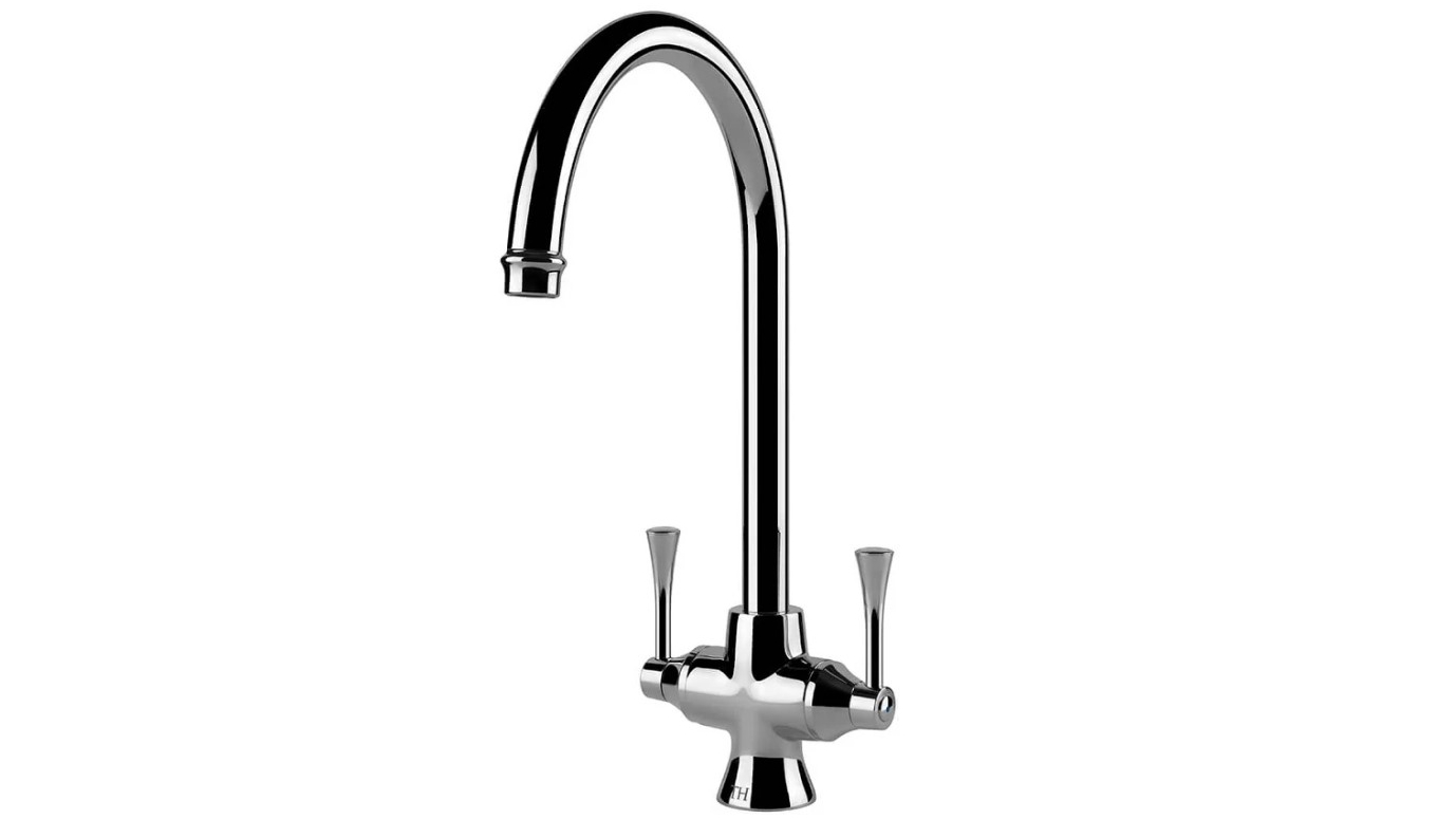 Turner Hastings Gosford Double Sink Mixer - Chrome