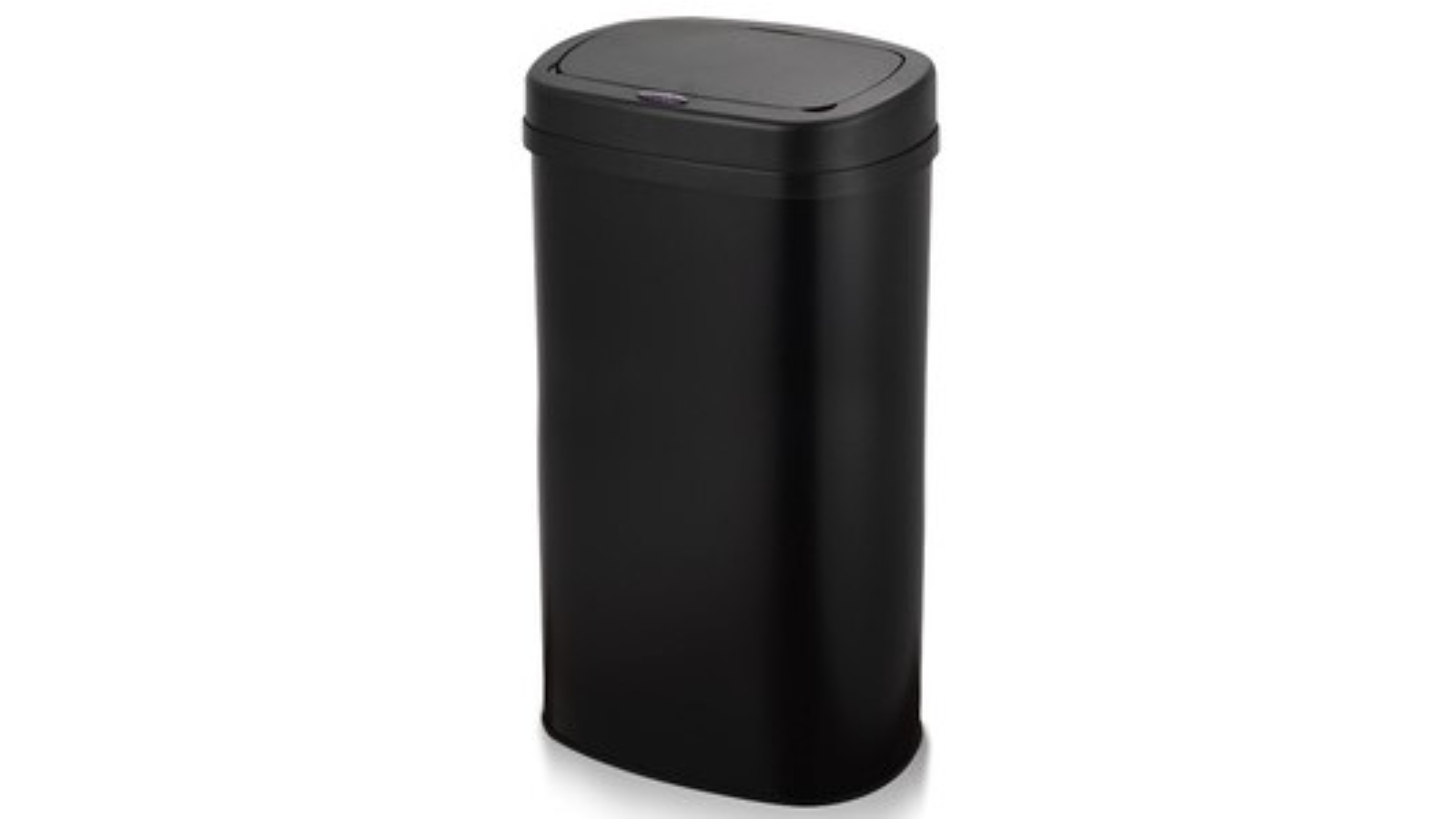 Miraklass 60Litre Oval Sensor Bin Black Harvey Norman