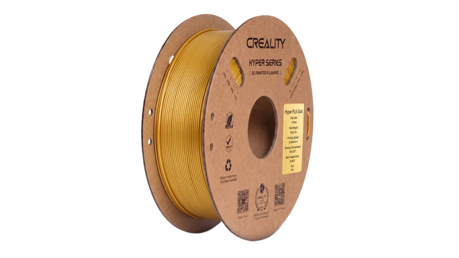 Creality Hyper PLA 3D Printer Filament - Gold