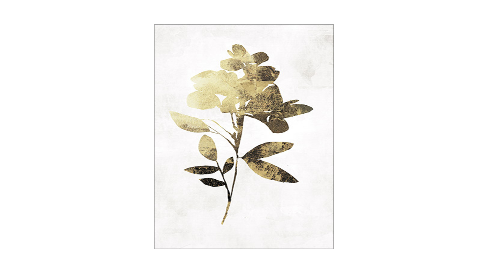 La Grolla Gold Botanical I Unframed Canvas Wall Art