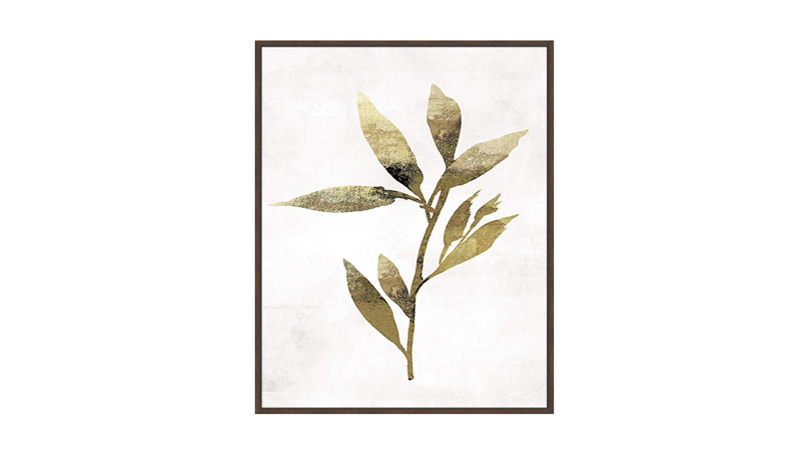La Grolla Gold Botanical IV Walnut Gallery Wall Art - 243 x 123cm