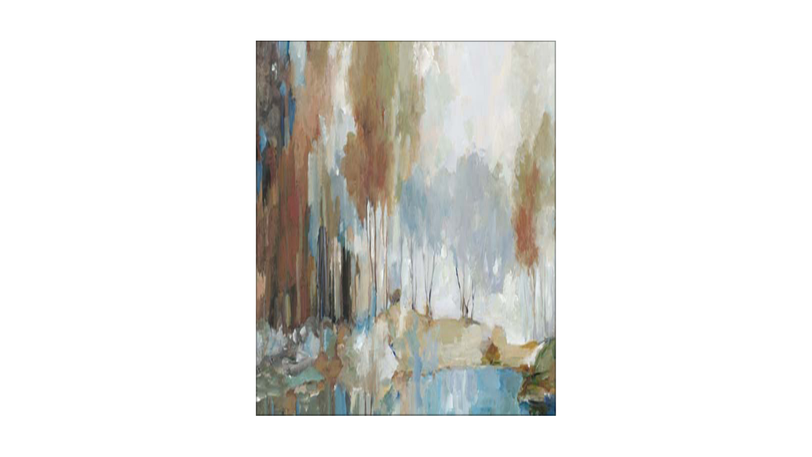 La Grolla Golden Tranquility Unframed Canvas Wall Art