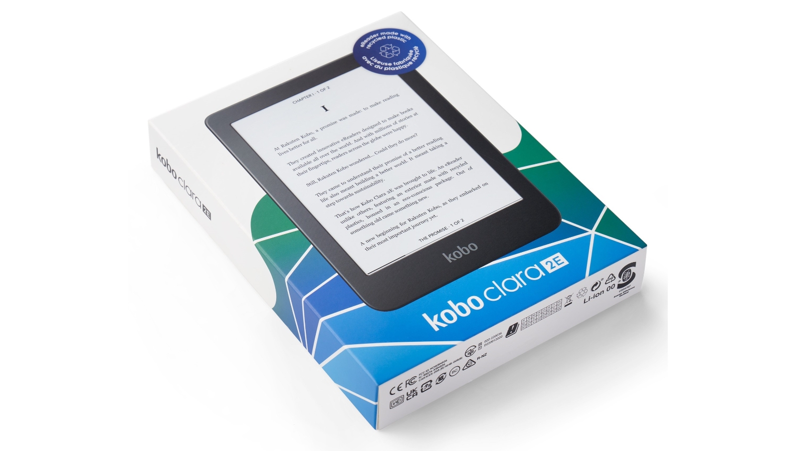 Kobo Clara 2E 6-inch EReader - Deep Ocean Blue | Harvey Norman