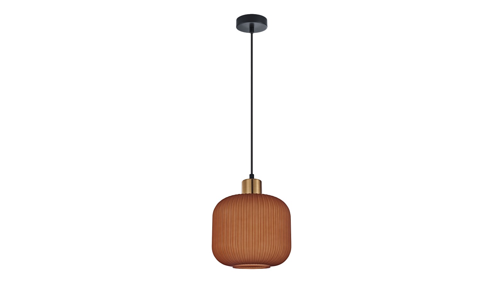 CLA Lighting Gomitas Interior Translucent Glass Shade - Terracotta