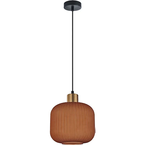 CLA Lighting Gomitas Interior Translucent Glass Shade - Terracotta