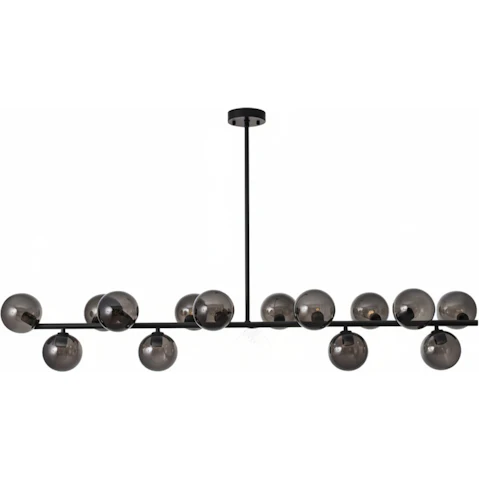 Element Lighting Zodo Modern 14 Pendant Light - Black
