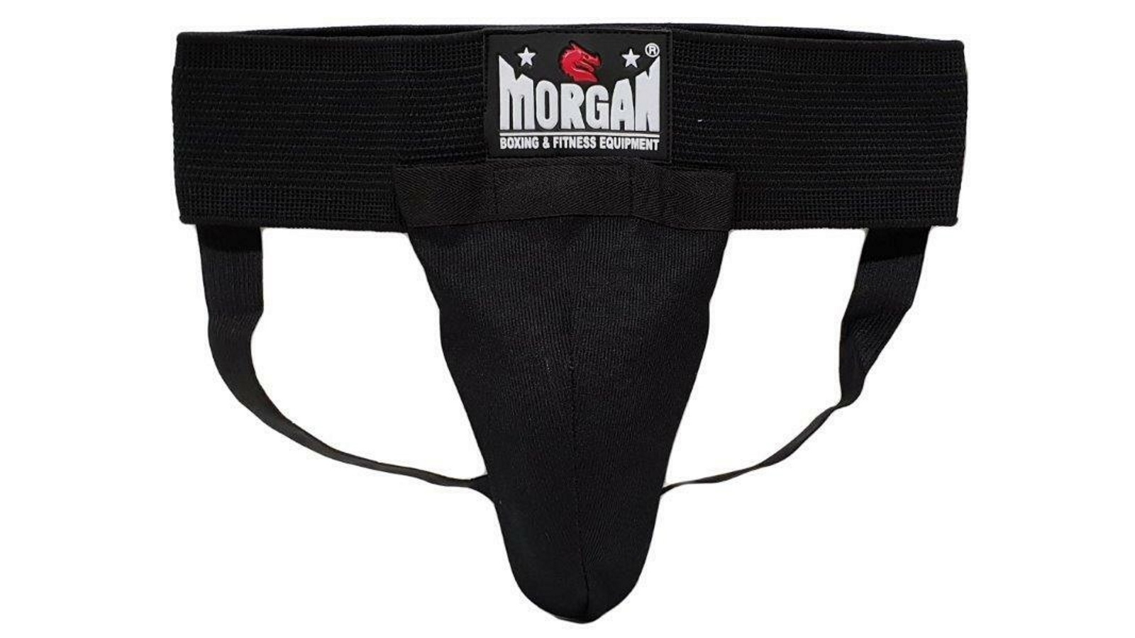 Morgan Sports Black Classic Elastic Groin Guard with Cup - Small
