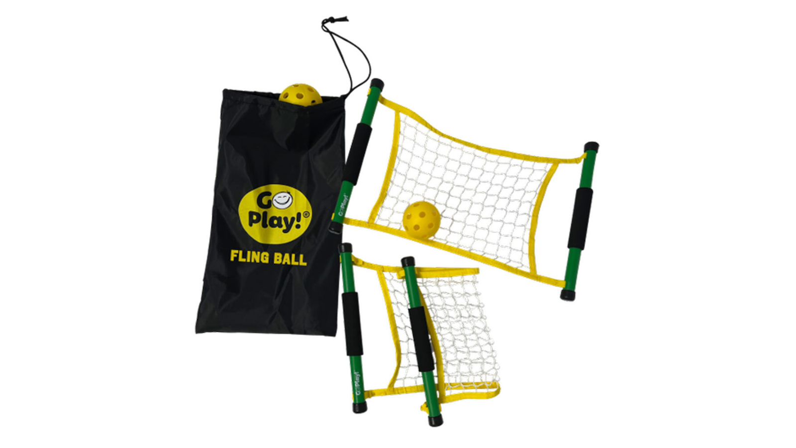 Go Play 5 Piece Kids Fling Ball Toy with Carry Storage Bag