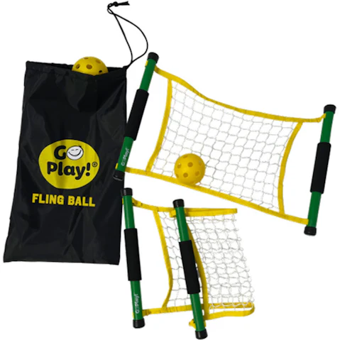 Go Play 5 Piece Kids Fling Ball Toy with Carry Storage Bag