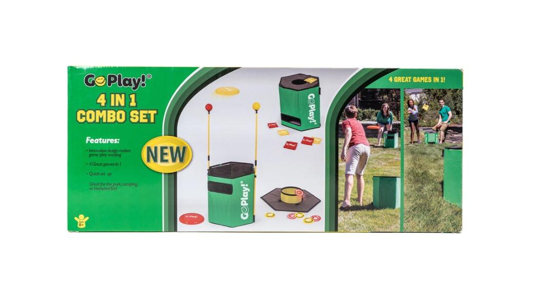 Go Play 4-in-1 Kids Combo Outdoor Sports Party Activity Set