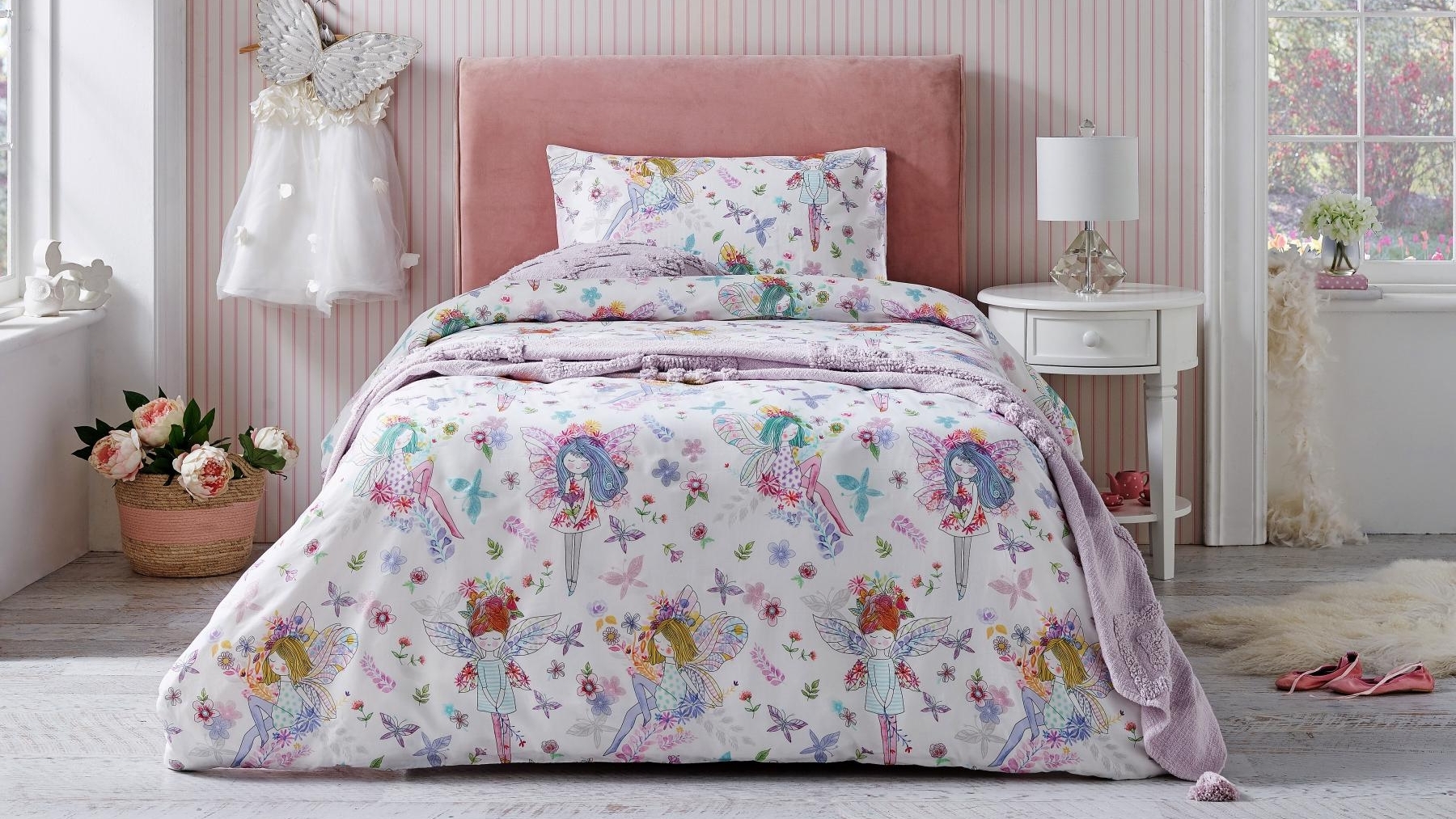 Fairies Quilt Cover Set Double Harvey Norman