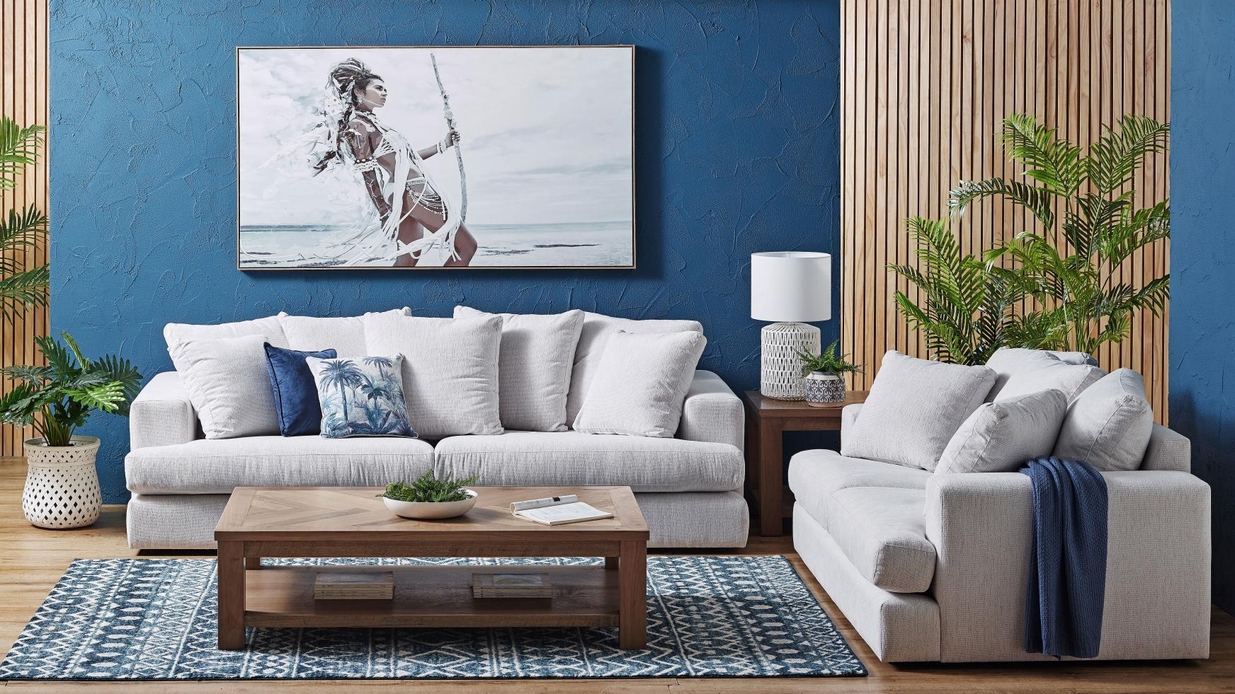 Cavana 2-Seater Fabric Sofa