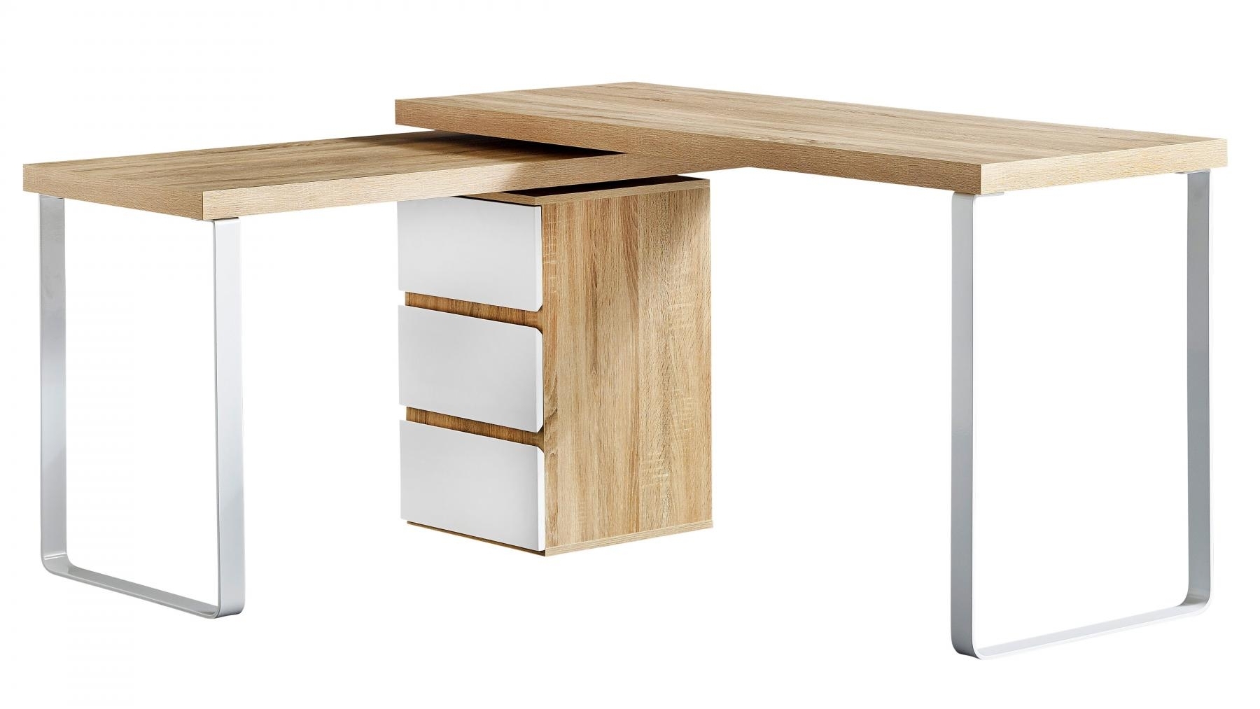 Vibe Desk Oak Harvey Norman