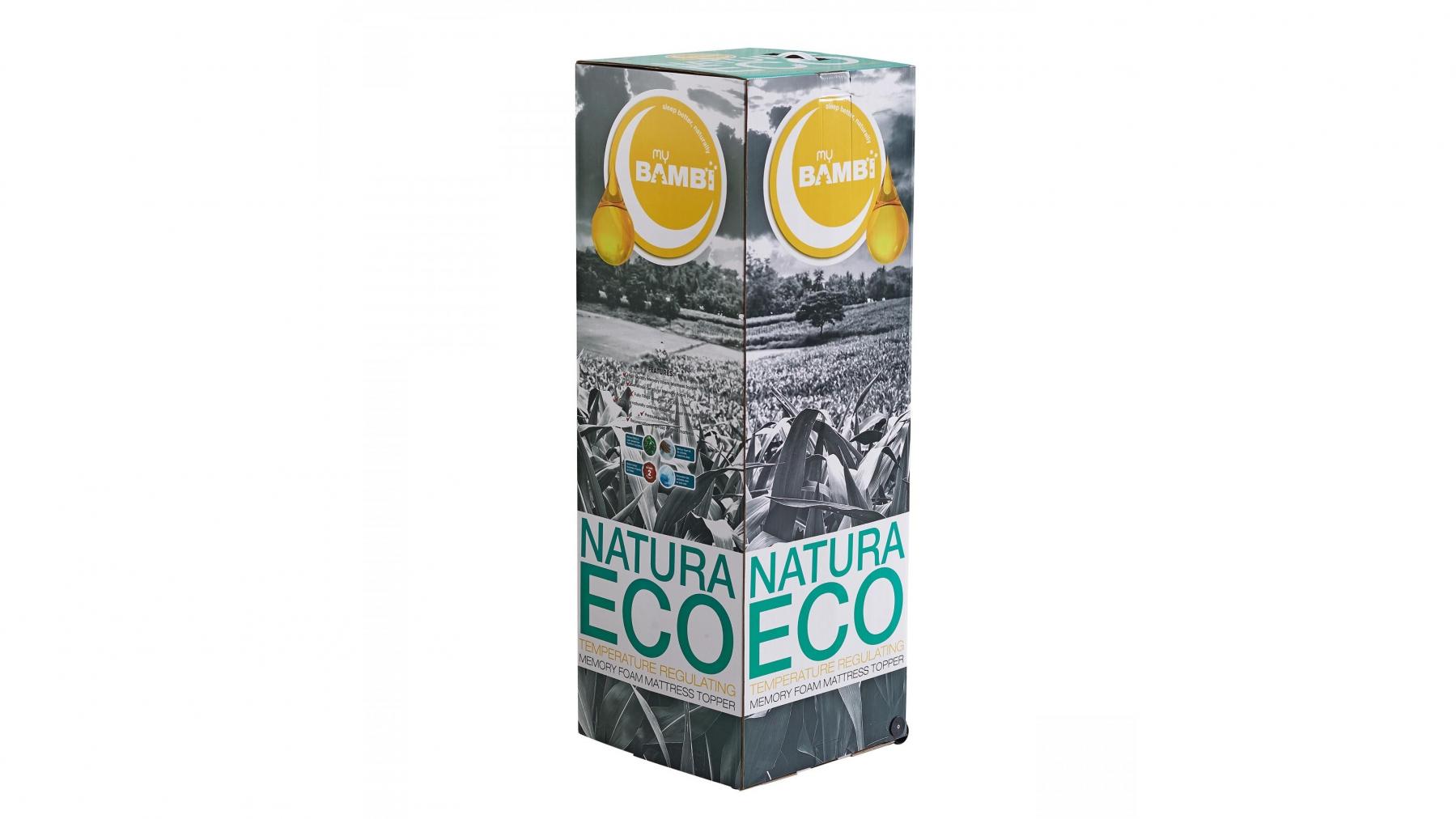 Bambi Natura Eco Mattress Topper with Clima Cover Harvey Norman