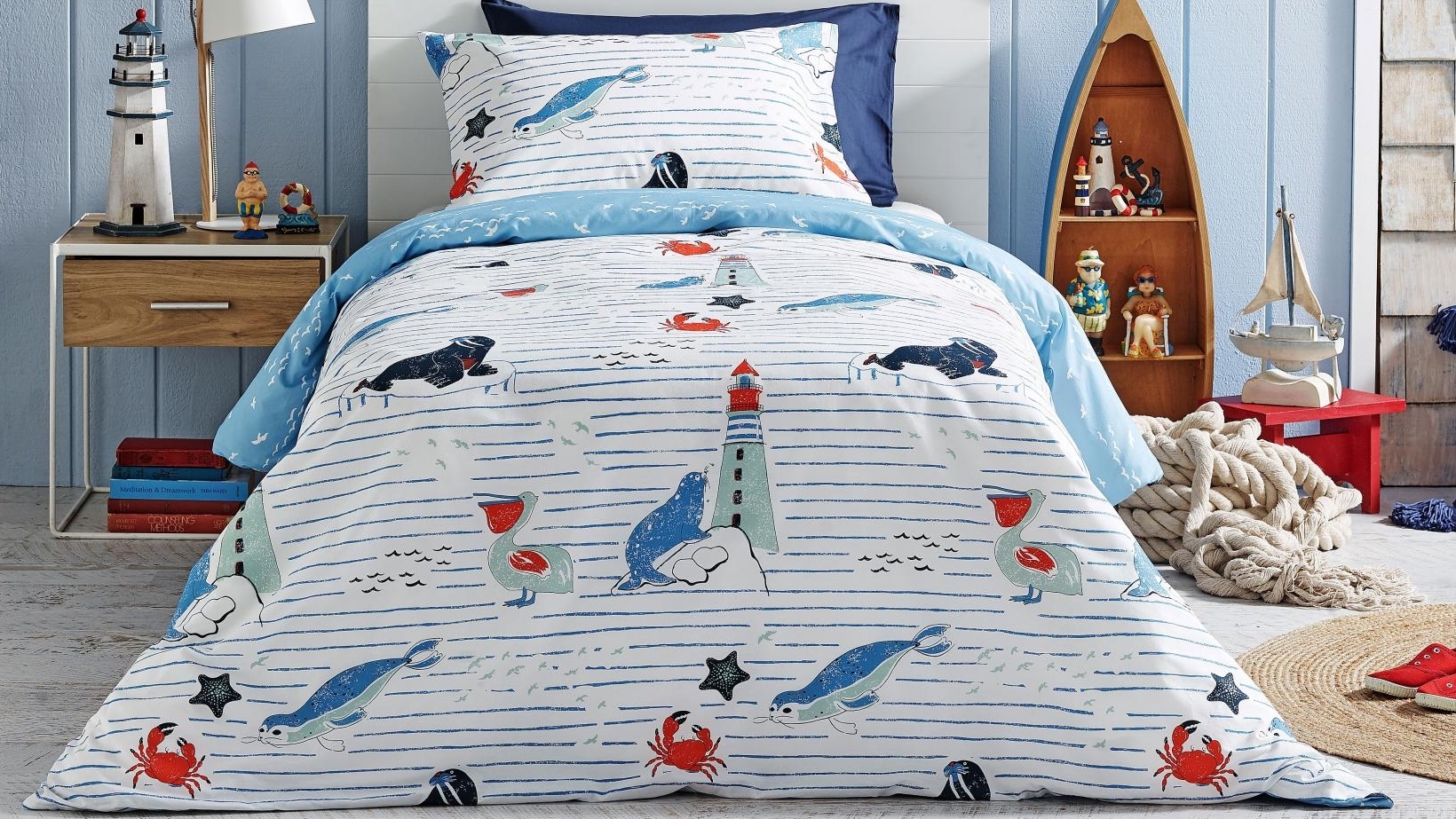Crew Quilt Cover Set - Double