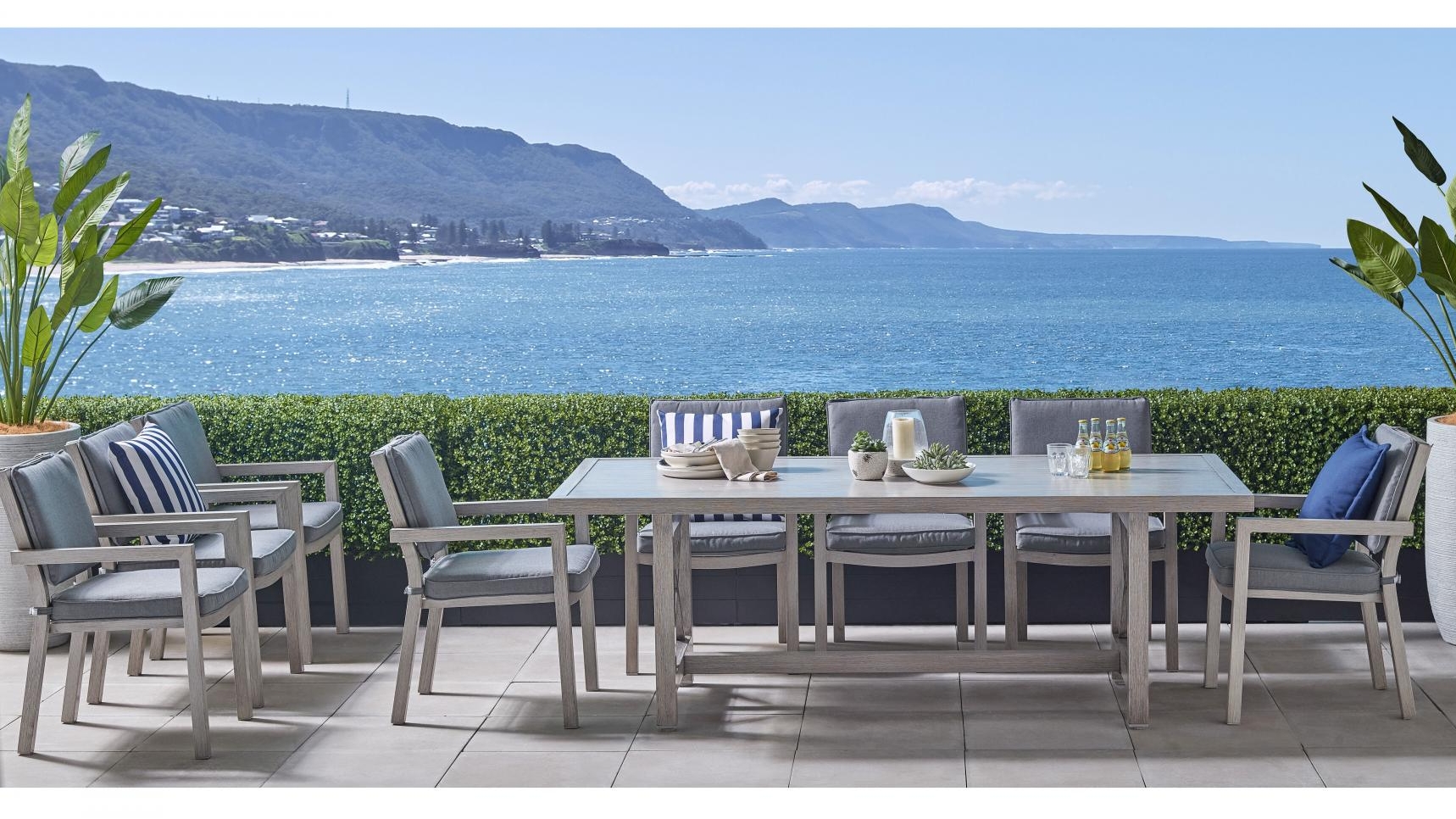 Lakehouse 9Piece Outdoor Dining Setting Harvey Norman