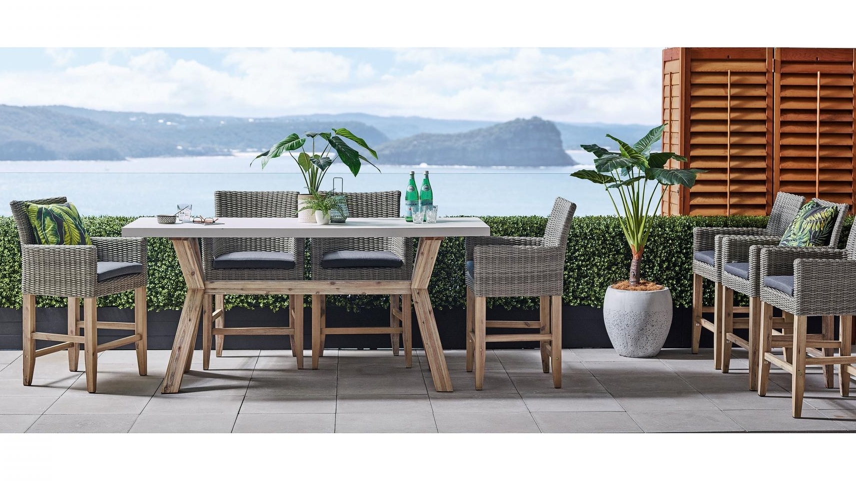 Paso Outdoor Bar Table Harvey Norman