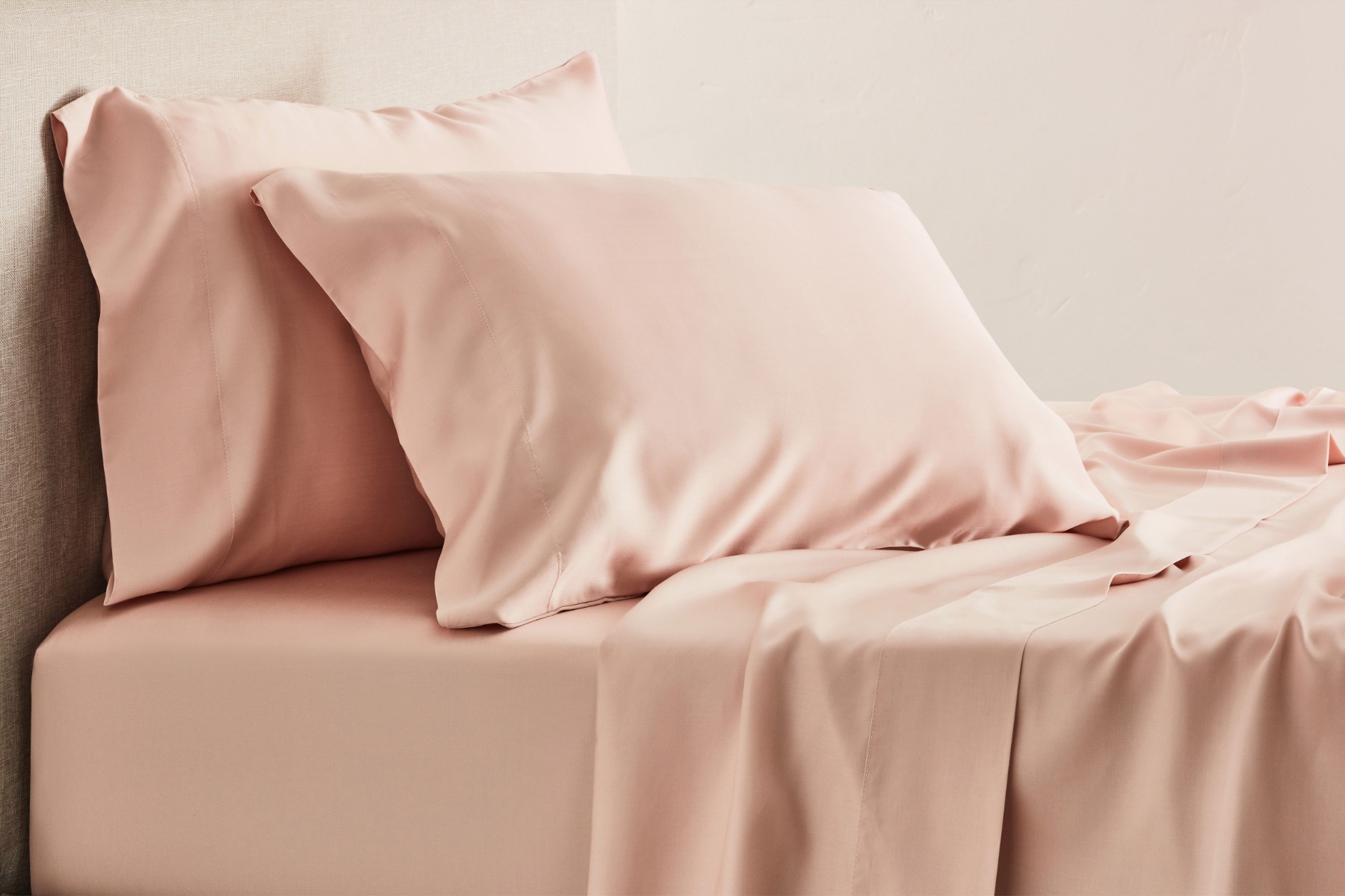 Bambi Eco Touch Tencel Blush Sheet Set - Queen