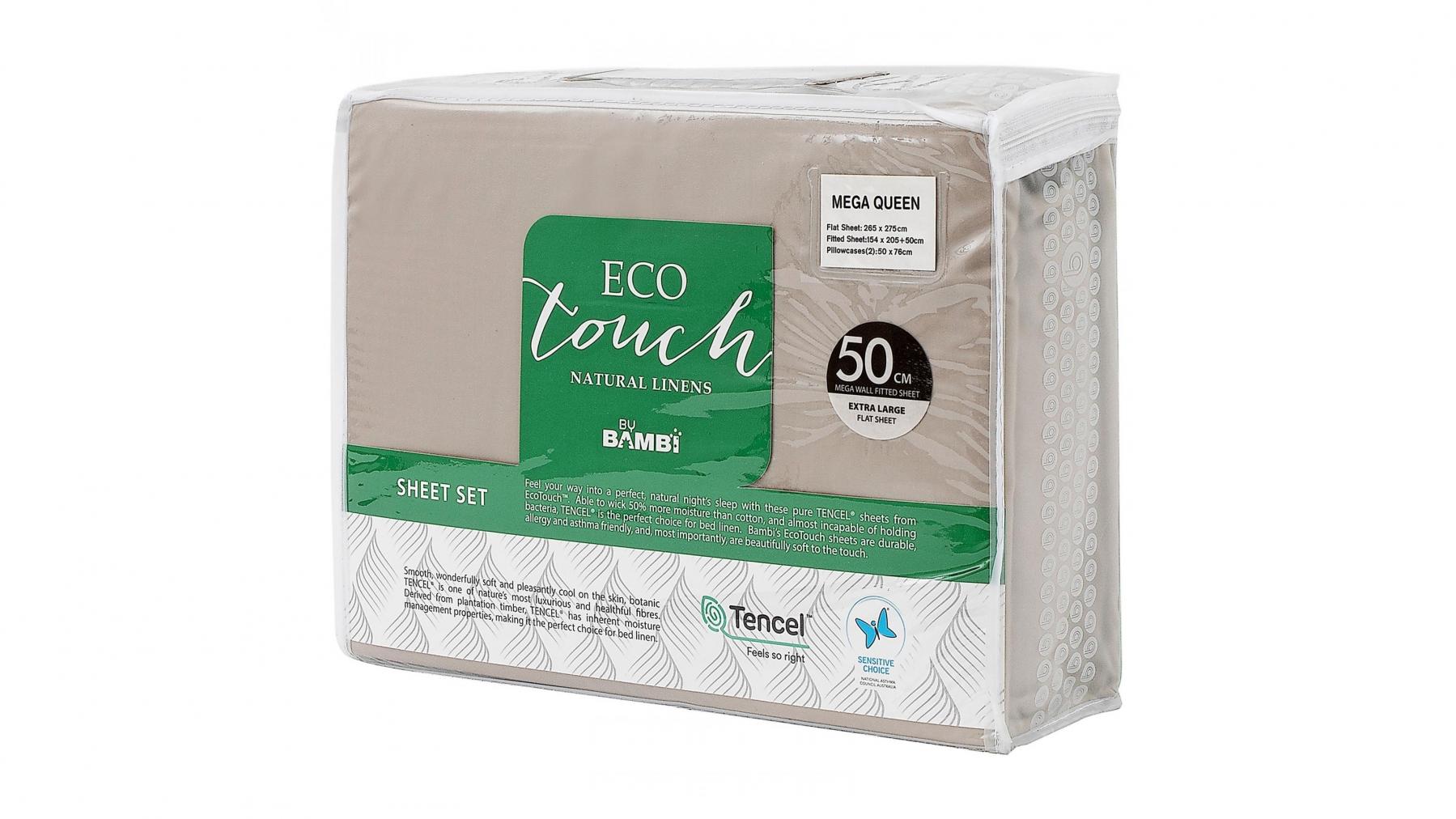 Bambi Eco Touch Tencel Linen Mega Sheet Set