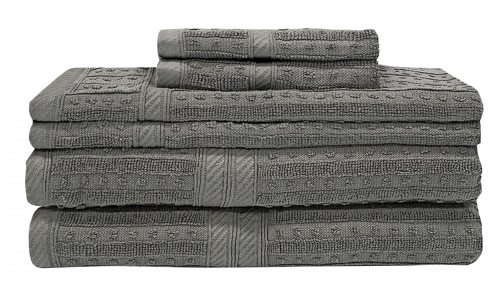 Naples 6-Piece Graphite Towel Pack