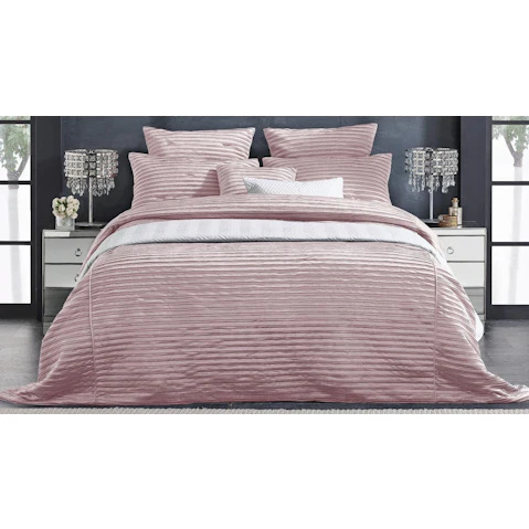 L'Avenue Constance Blush Coverlet Set