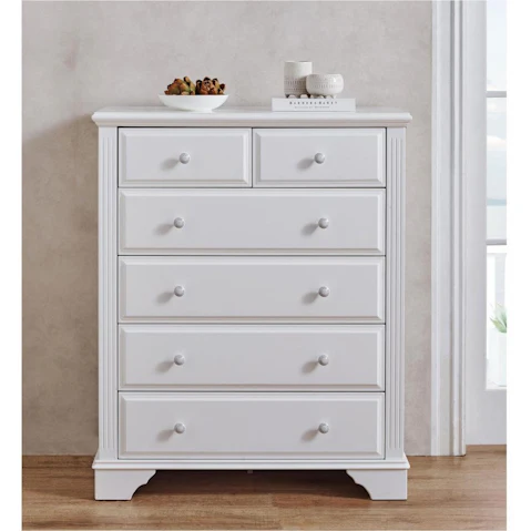 Monalisa 6-Drawer Tallboy