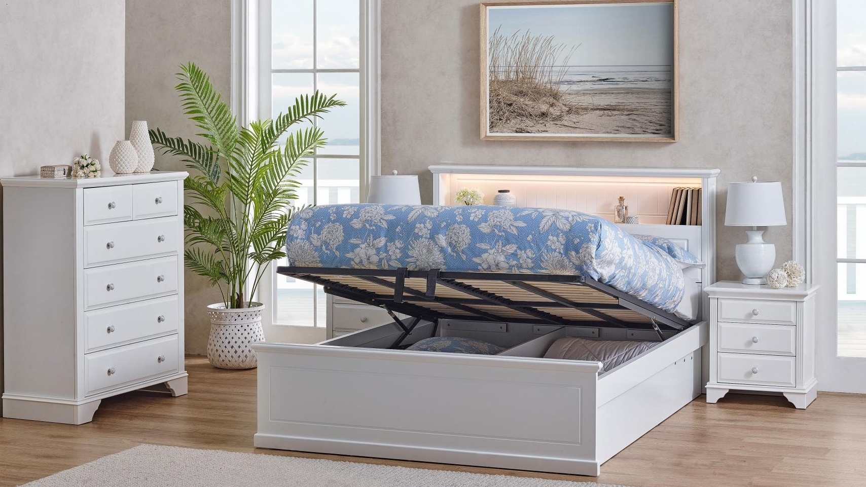 Monalisa Gaslift Bed Harvey Norman