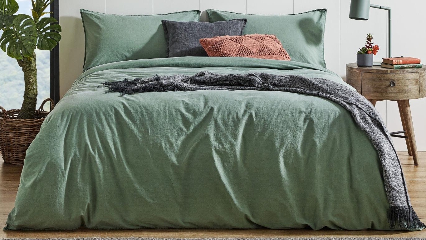 L'Avenue Henry Olive Quilt Cover Set 