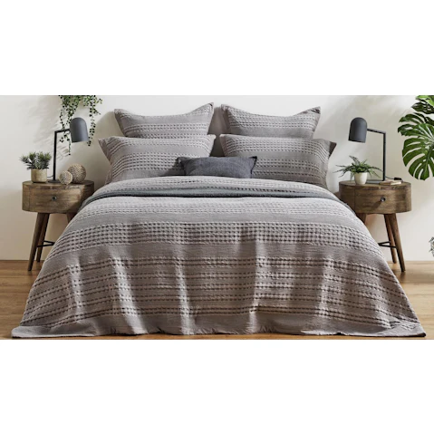 Arles Silver Coverlet Set - Single/Double