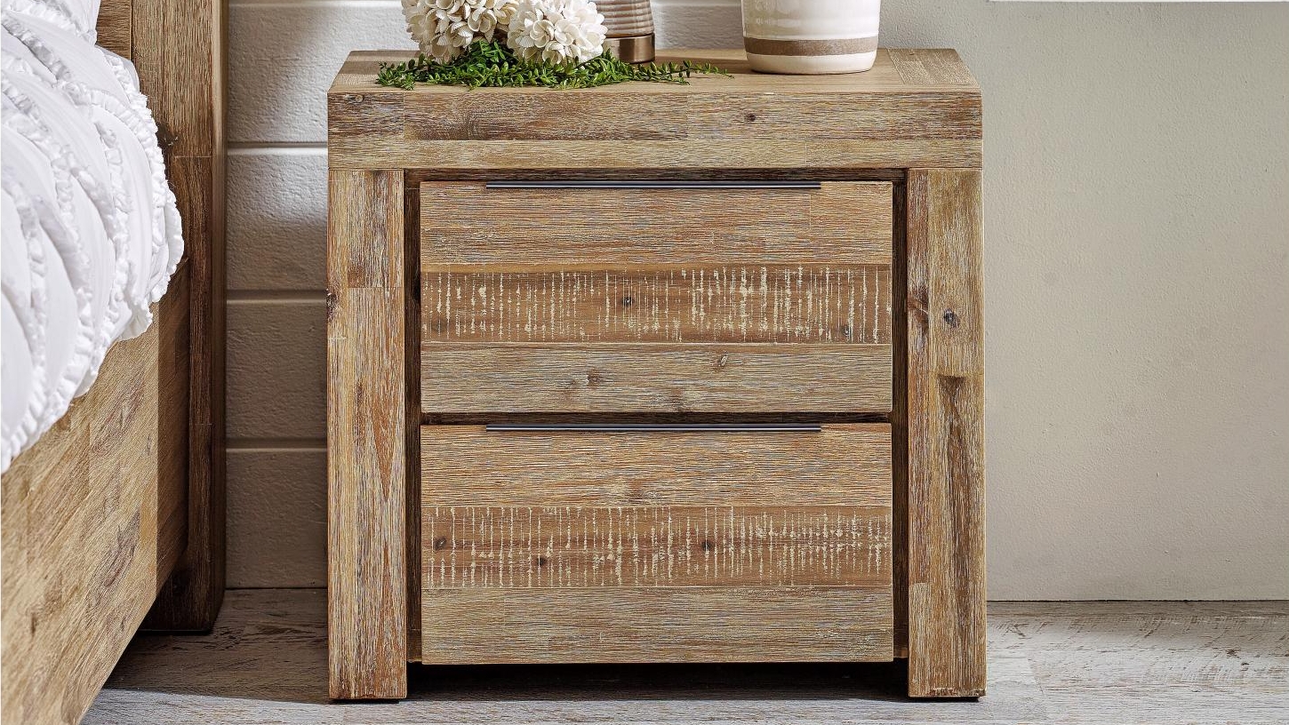 Ballina 2-Drawer Bedside Table