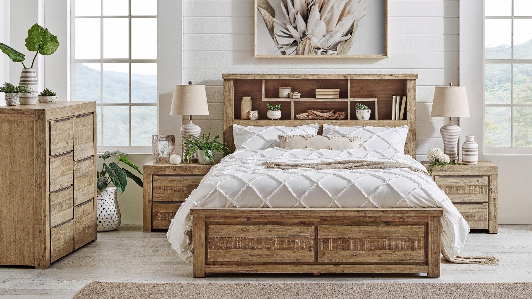 Ballina 2-Drawer Bed - Queen