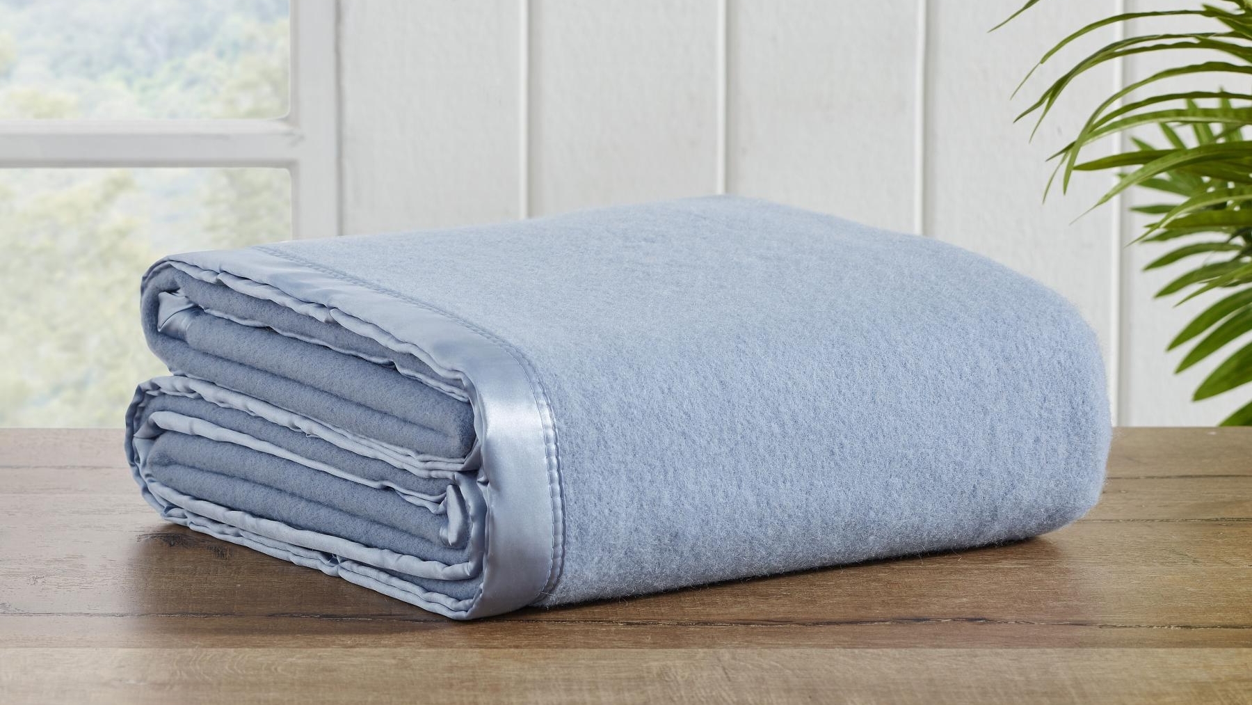 Wool Blanket King Size Bed Throw Blanket L'Avenue Cloud Wool