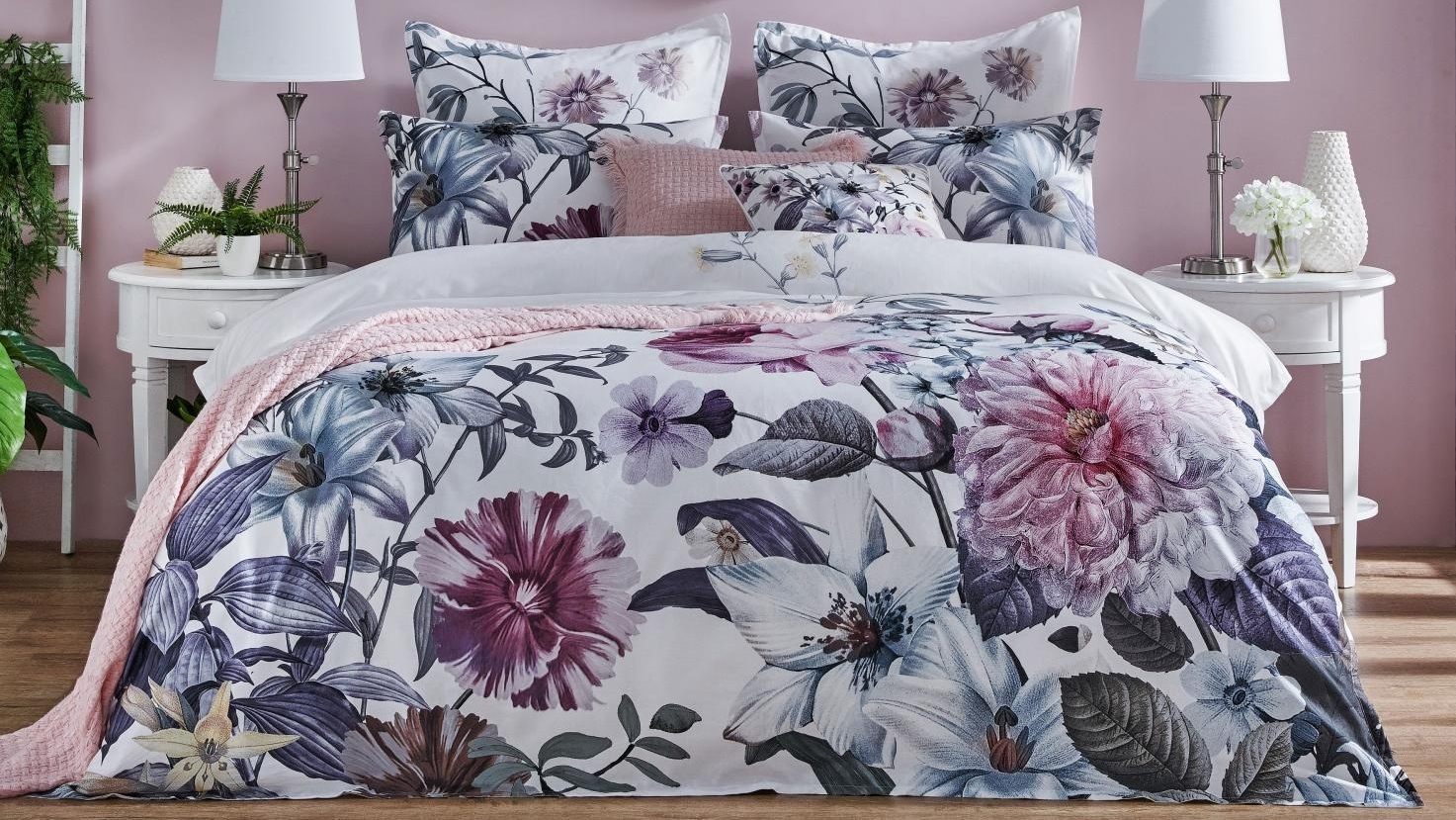 L'Avenue Cynthia White Quilt Cover Set