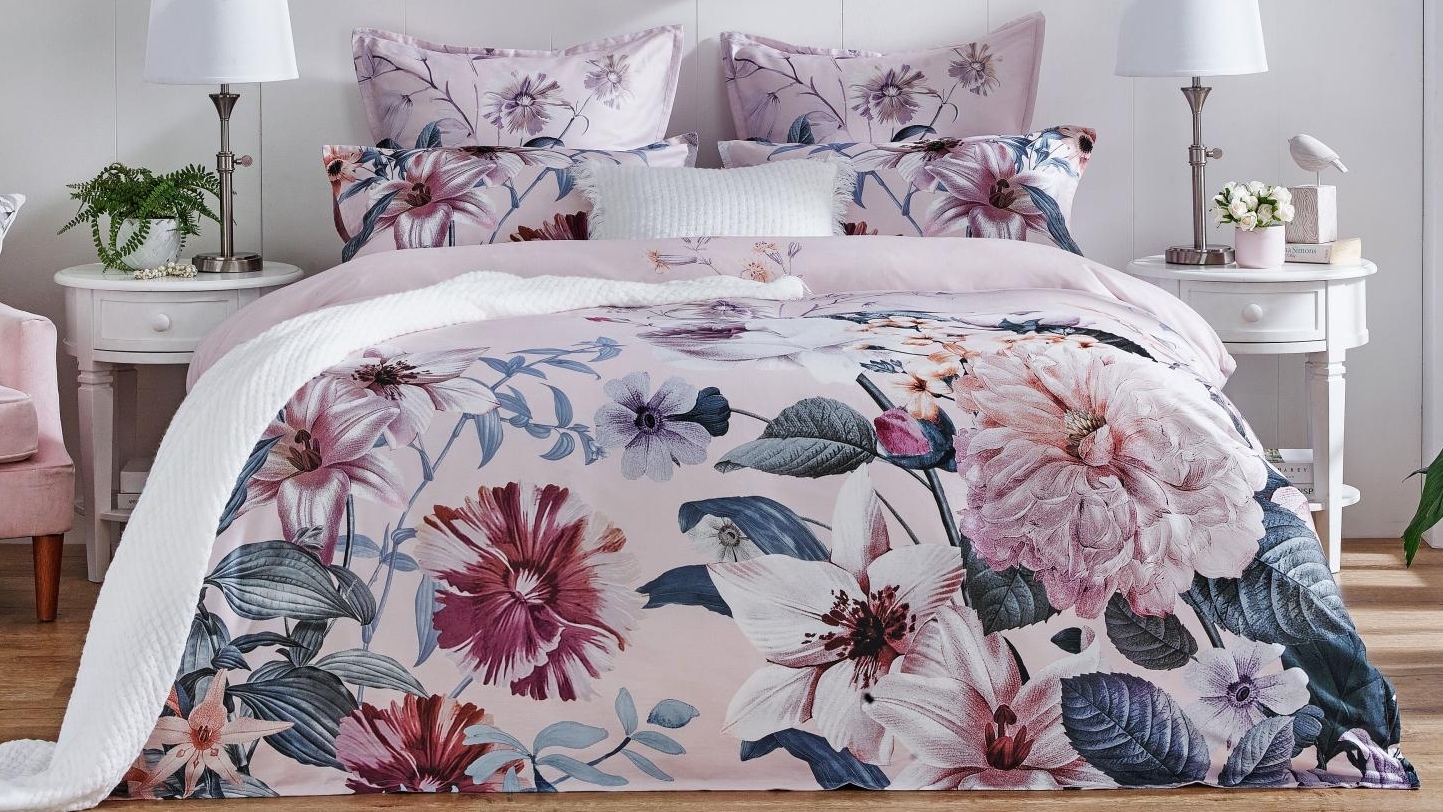 L'Avenue Cynthia Pink Quilt Cover Set 