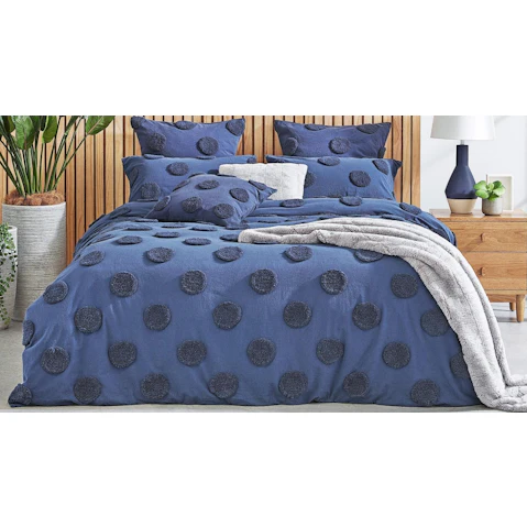 L'Avenue Harley Navy Quilt Cover Set
