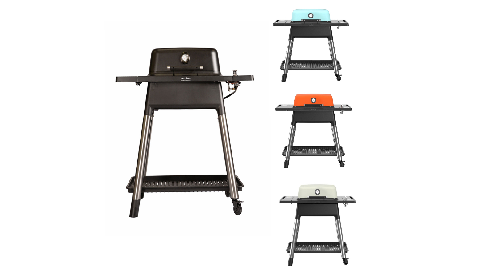 Everdure by Heston Blumenthal FORCE MK2 2 Burner Gas BBQ with Stand