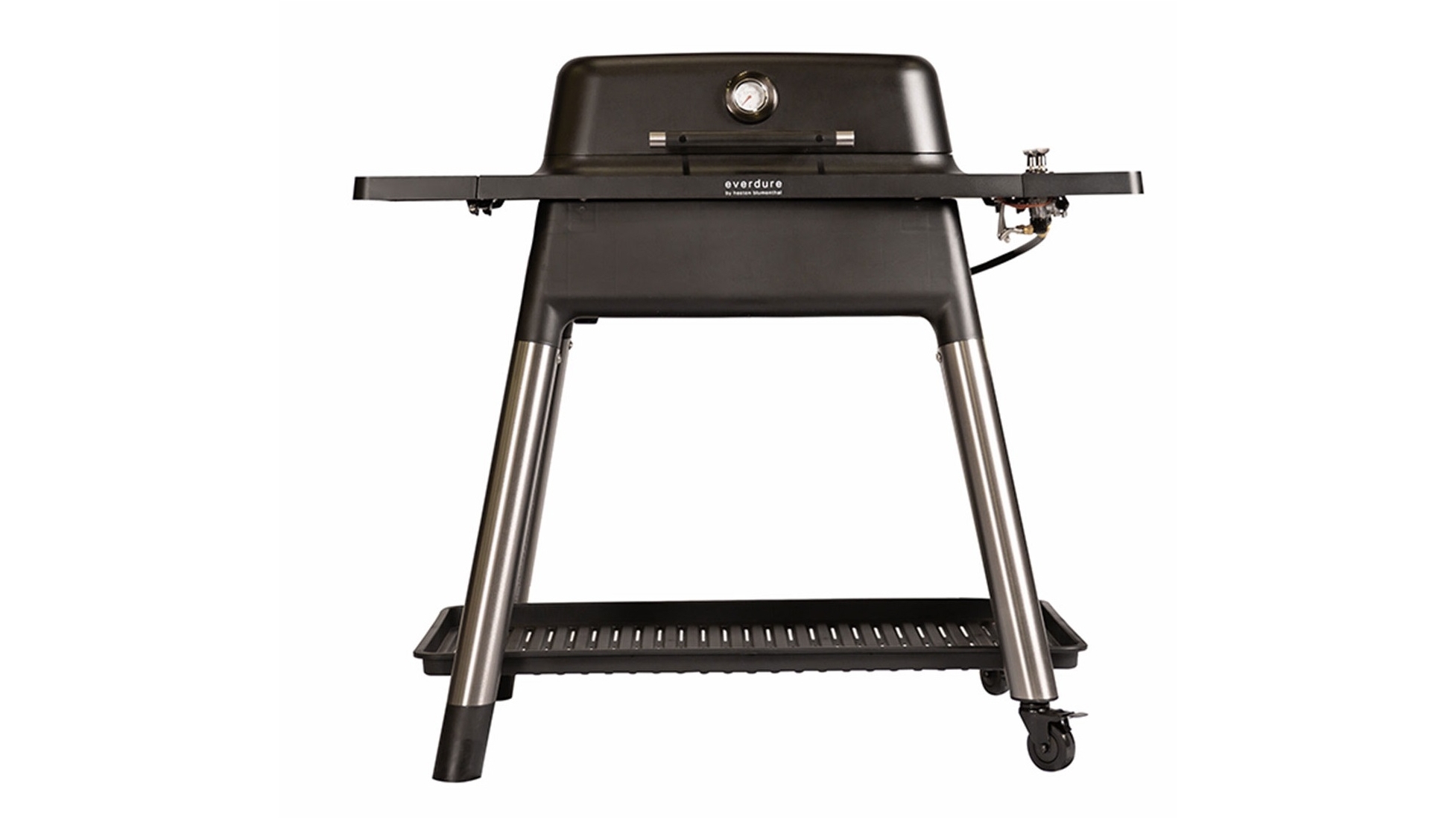 Everdure by Heston Blumenthal FORCE 2 Burner Gas BBQ with Stand - Black