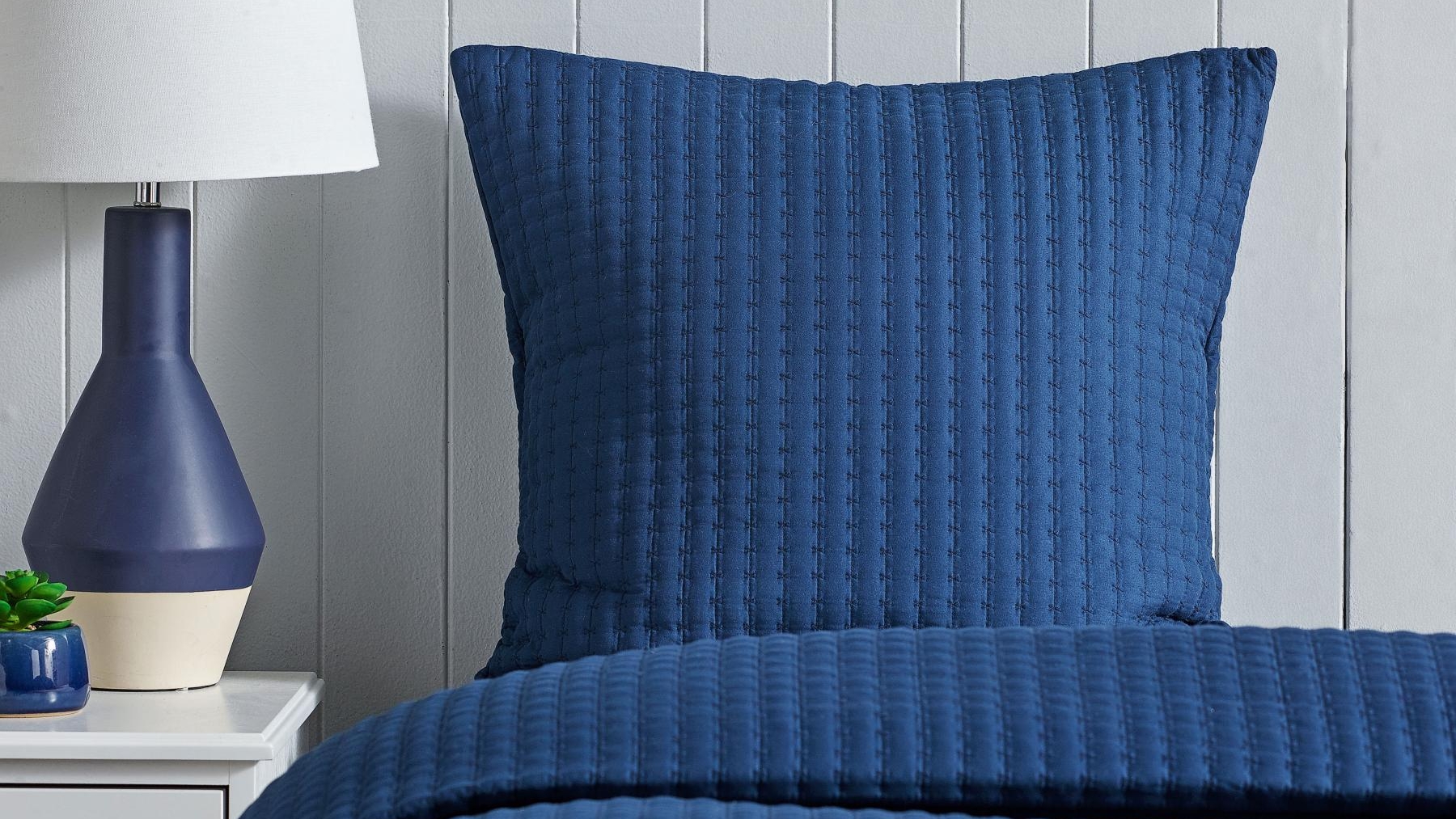 L'Avenue Sasha Navy European Pillowcase