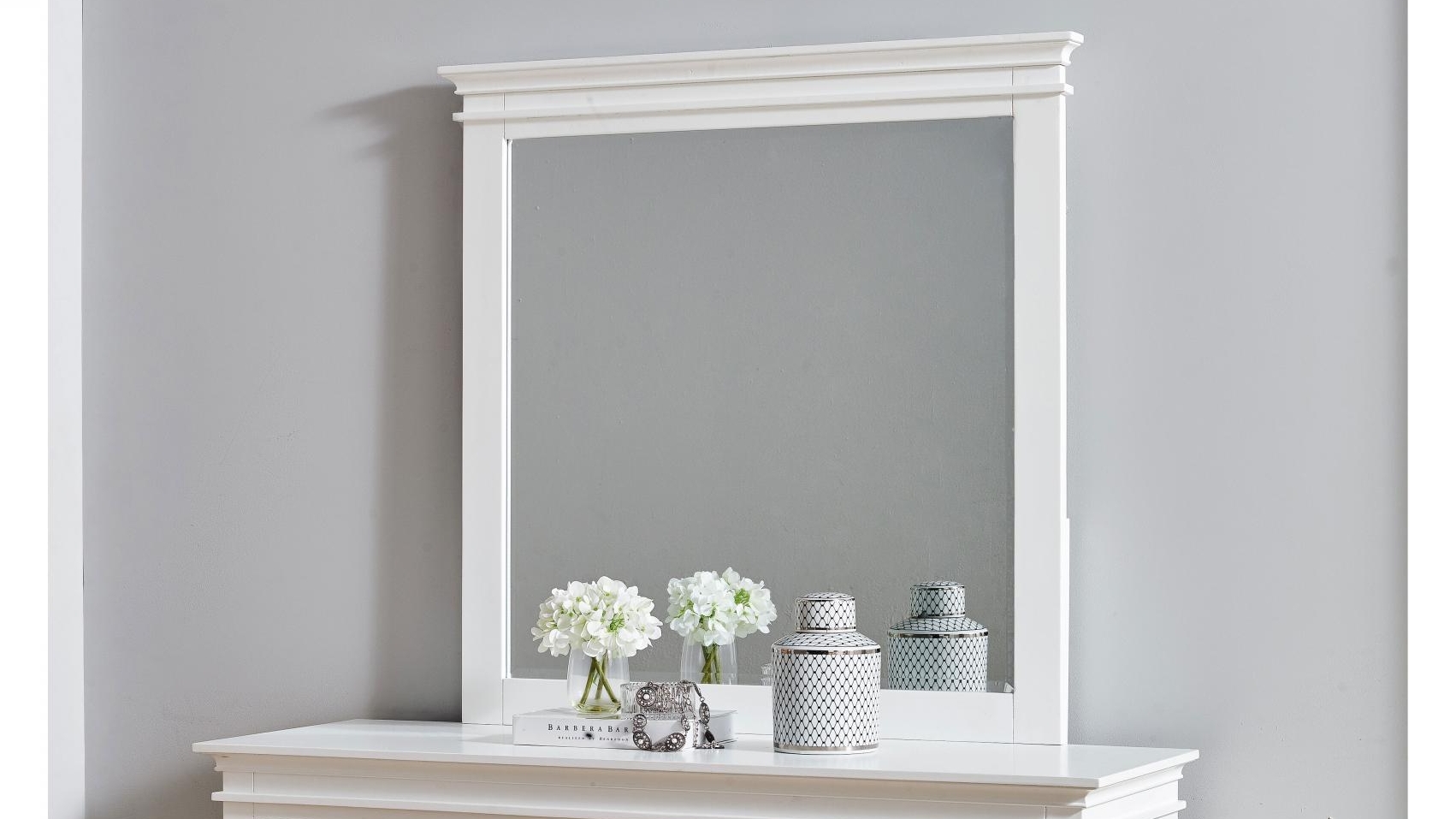 Spencer Mirror - White 