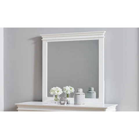 Spencer Mirror - White