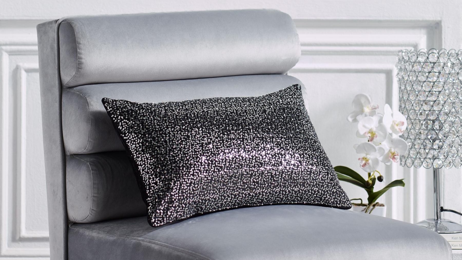 Ambrosia Mid Silver Brunch Cushion