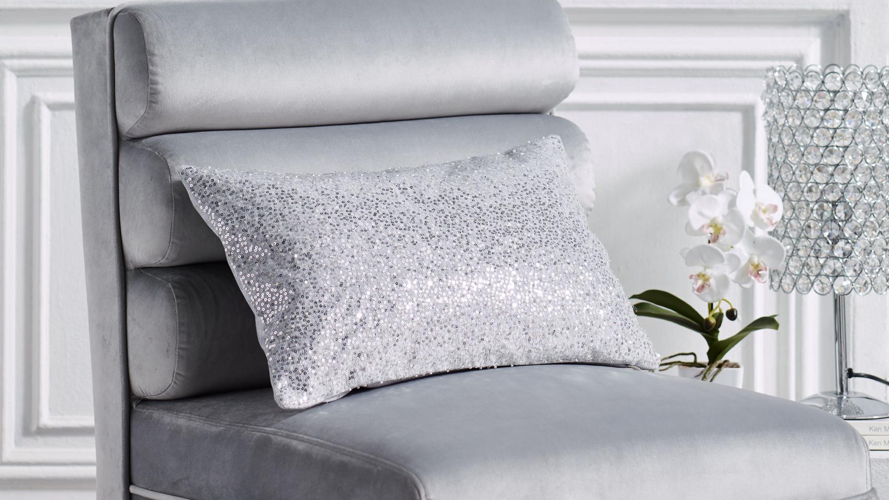 Ambrosia Silver Brunch Cushion
