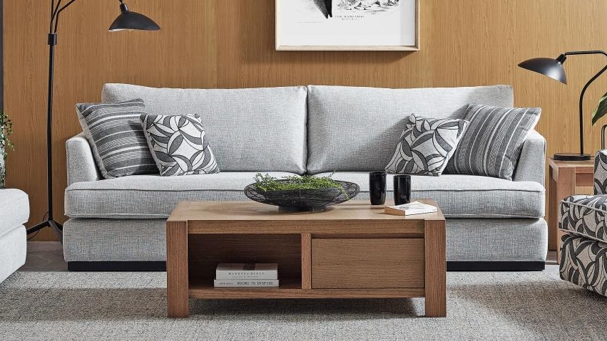Portsea 3-Seater Fabric Sofa