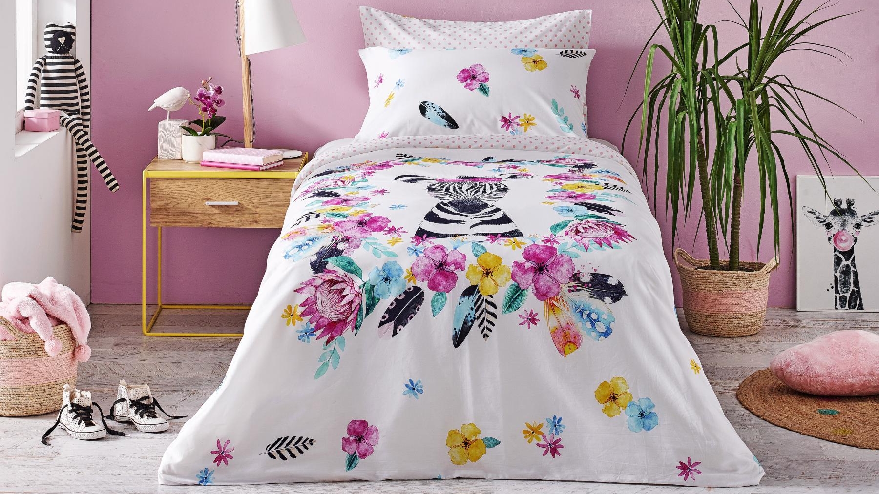 Zsa Zsa Zebra Quilt Cover Set - Single