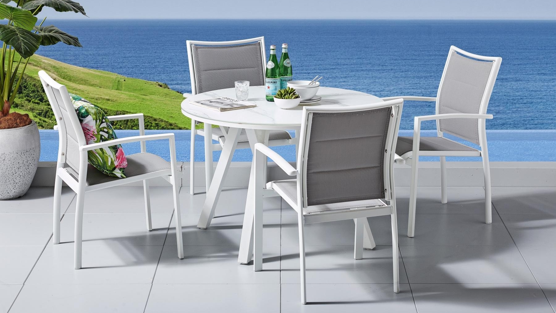 Cetona 5-Piece Outdoor Round Dining Setting | Harvey Norman