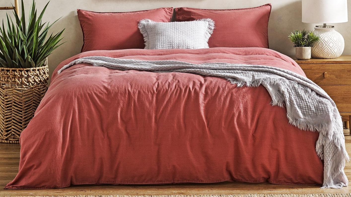 L'Avenue Henry Rose Quilt Cover Set - Double